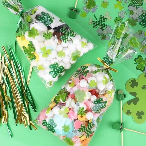 FOIMAS 160pcs Fall Cellophane Bags Thanksgiving Candy Treat Bags Maple Leaves Pumpkin Goody Snack Bags for Fall Thanksgiving Harvest Party Favor Supply in Saudi Arabia