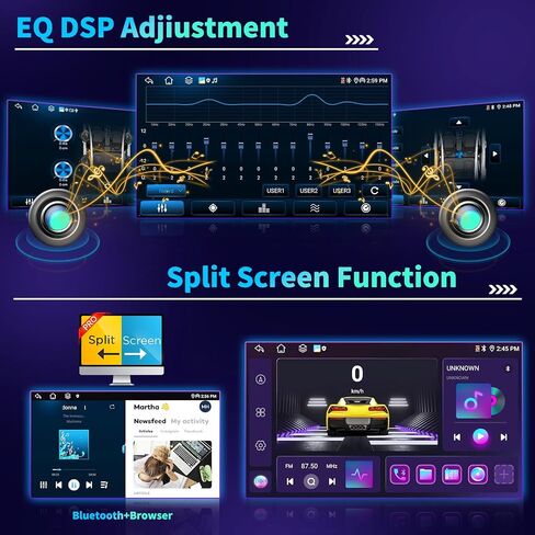 4G WiFi 8 Core 4+64GB لهوندا سيفيك 2006-2011 راديو Carplay Android، شاشة لمس 10.1 بوصة داخل لوحة القيادة GPS للملاحة، Apple Carplay Android Auto اللاسلكي، بلوتوث 5.0، AM/FM/RDS، EQ DSP، كاميرا احتياطية in Saudi Arabia