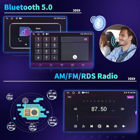 4G WiFi 8 Core 4+64GB لهوندا سيفيك 2006-2011 راديو Carplay Android، شاشة لمس 10.1 بوصة داخل لوحة القيادة GPS للملاحة، Apple Carplay Android Auto اللاسلكي، بلوتوث 5.0، AM/FM/RDS، EQ DSP، كاميرا احتياطية in Saudi Arabia