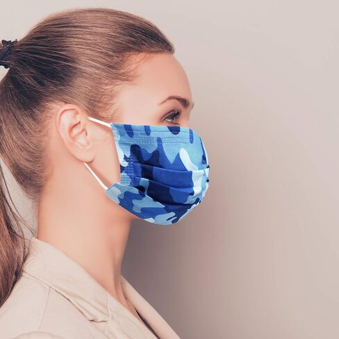 Disposable Protective Safety Face Masks I 3-ply Breathable Non-Woven Mask - 50,100,150 Pack in Saudi Arabia