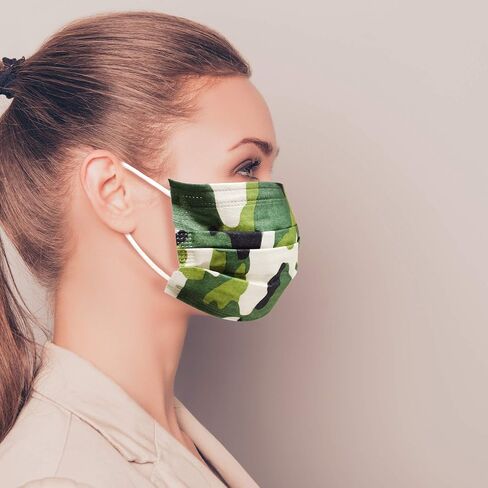 Disposable Protective Safety Face Masks I 3-ply Breathable Non-Woven Mask - 50,100,150 Pack in Saudi Arabia
