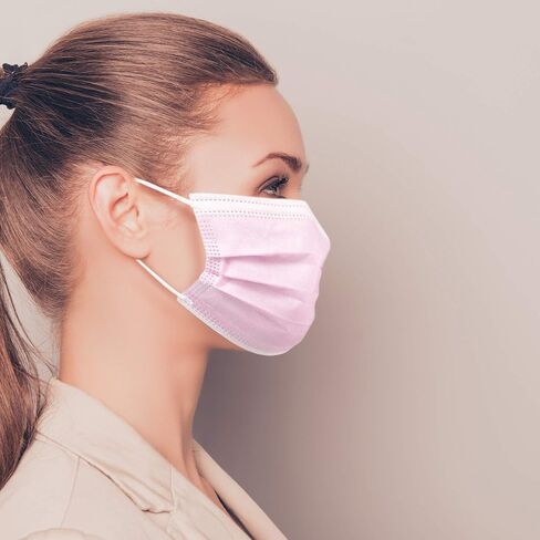 Disposable Protective Safety Face Masks I 3-ply Breathable Non-Woven Mask - 50,100,150 Pack in Saudi Arabia