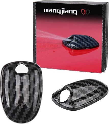 Glossy Metal Windshield Wiper Washer Caps Front Engine Cover Hood Window Spray Nozzle Covers Compatible With Mini Cooper 3rd Gen F54 F55 F56 F60 Hatchback Clubman Countryman 2014+ (Gun Color) in Saudi Arabia