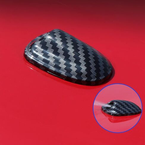 Glossy Metal Windshield Wiper Washer Caps Front Engine Cover Hood Window Spray Nozzle Covers Compatible With Mini Cooper 3rd Gen F54 F55 F56 F60 Hatchback Clubman Countryman 2014+ (Gun Color) in Saudi Arabia