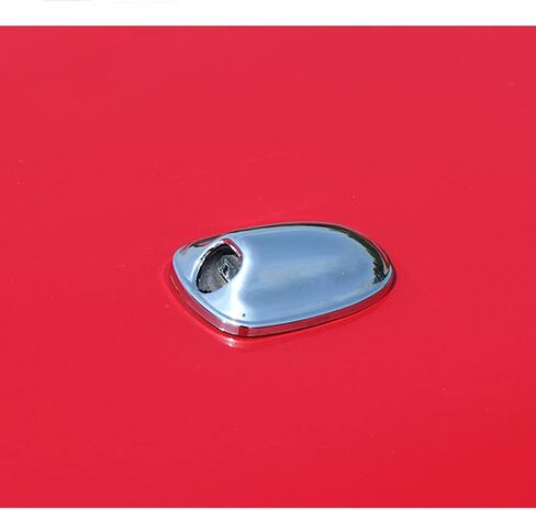 Glossy Metal Windshield Wiper Washer Caps Front Engine Cover Hood Window Spray Nozzle Covers Compatible With Mini Cooper 3rd Gen F54 F55 F56 F60 Hatchback Clubman Countryman 2014+ (Gun Color) in Saudi Arabia