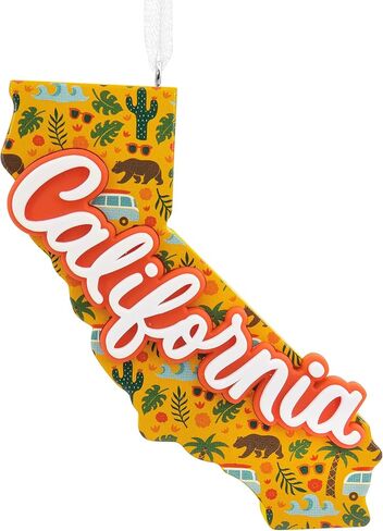 Hallmark State of Ohio Christmas Ornament, Multi Color (0001HGO2867) in Saudi Arabia