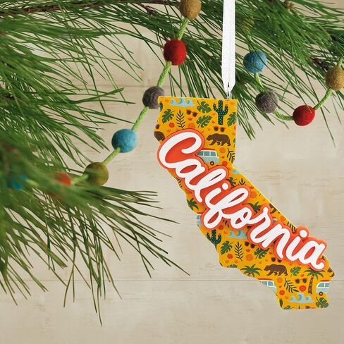 Hallmark State of Ohio Christmas Ornament, Multi Color (0001HGO2867) in Saudi Arabia