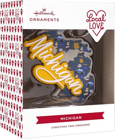 Hallmark State of Ohio Christmas Ornament, Multi Color (0001HGO2867) in Saudi Arabia