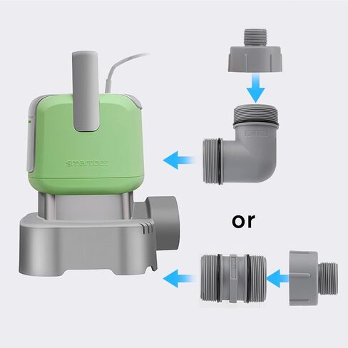 Submersible water pump Flow Rate 3000 GPH, Max Lift 25 Ft, 1/2 HP, 2 Hose Kit, Small Portable Electric Utility Pump, Hand Manual switch (Yellow) Plug-and-Play to work in Saudi Arabia