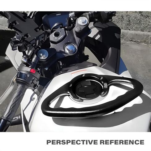 قضيب حمل راكب الدراجة النارية، من أجل Yamaha YZF R1 R3 R6 R25 / MT 03 07 09 Tracer / FZ1 FZ6 FZ8 XJ6، مسند ذراع خزان الوقود قبضة يد الركاب الأمامية، ألومنيوم عملية باستخدام الحاسب الآلي (أسود) in Kuwait