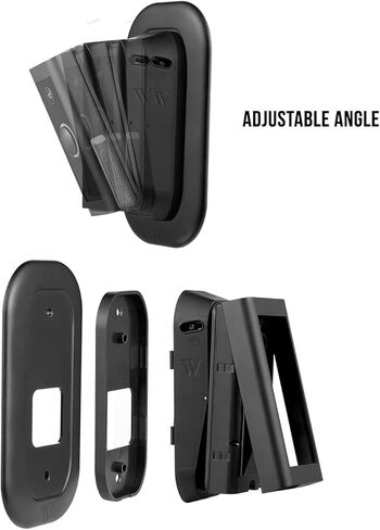 Wasserstein 0 درجة إلى 10 درجة حامل زاوية رأسي قابل للتعديل ولوحة حائط متوافقة مع جرس باب فيديو سلكي in Kuwait