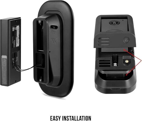 Wasserstein 0 درجة إلى 10 درجة حامل زاوية رأسي قابل للتعديل ولوحة حائط متوافقة مع جرس باب فيديو سلكي in Kuwait