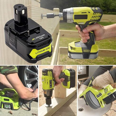 2-حزمة 6.0Ah 18V P108 تبديل البطارية لبطارية ليثيوم أيون P102 P103 P104 P105 P107 P108 لأداة الطاقة اللاسلكية 18 فولت + Plus in Kuwait