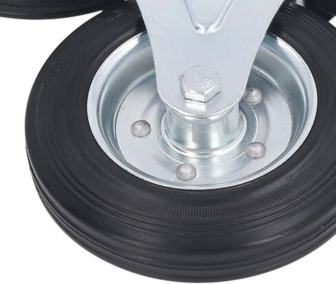 عجلة تسلق الدرج 6 بوصة سعة تحميل 300 رطل عجلة مثلثة متينة من المطاط الصلب عربة التسوق in Kuwait