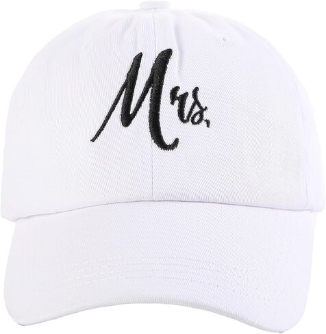 قبعات العروس والعريس قبعات البيسبول لحفلات الزفاف وحفلات شهر العسل هدية مطرزة قابلة للتعديل in Kuwait