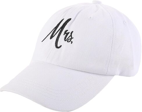 قبعات العروس والعريس قبعات البيسبول لحفلات الزفاف وحفلات شهر العسل هدية مطرزة قابلة للتعديل in Kuwait