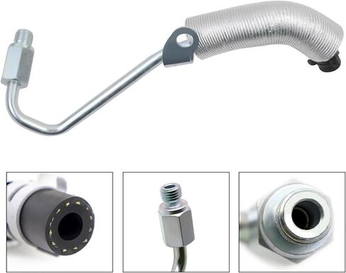Turbo Charger Coolant Return Hose Compatible with Buick GM Chevy Cruze 1.4L 1.8L 2011 2012 2013 2014 2015 2016 2017 2018 2019 2020 Replace 55567067 in Saudi Arabia