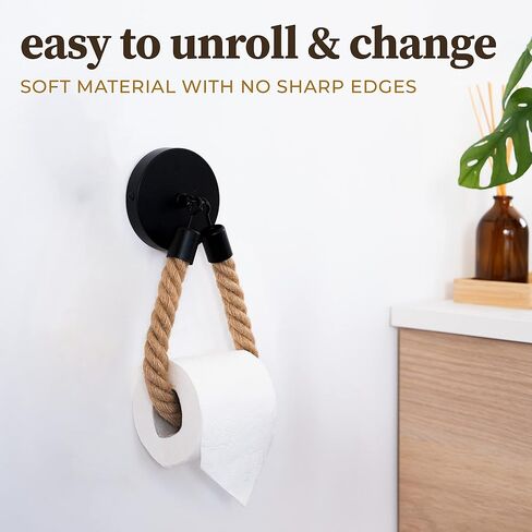 HENNEZ Bamboo Toilet Paper Holder Wall Mount - FSC Certified Wooden Toilet Paper Holder - Adhesive Bathroom Tissue Holder - Wood Toilet Paper Roll Holder Tissue Holder for Bathroom Toilet Paper Holder in Saudi Arabia