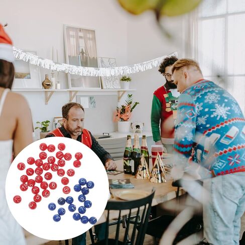 49Pieces 1 to 49 Numbered Plastic Replacement Bingo Balls Raffle Balls, for Bingo Nights, Raffles, and More,Lost Bingo Ball Replacements (Colorful) in Kuwait