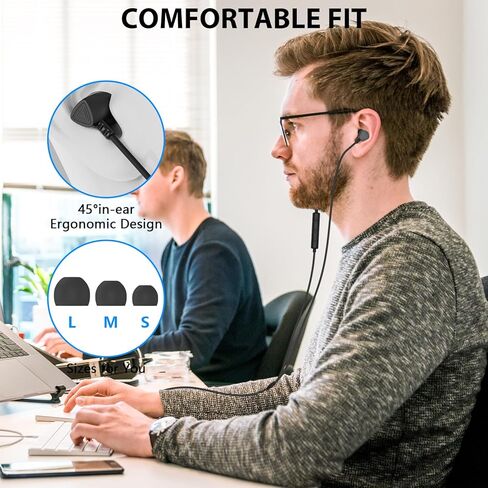 USB C Headphones for Samsung S24 Ultra S23 Fe Tab S9, Type C Earphone with Microphone HiFi Stereo Magnetic Case Wired Earbuds for iPhone 15 Pro Max Plus Galaxy S22 A35 A54 Flip Fold 5 Pixel 8 7 Pro in Saudi Arabia