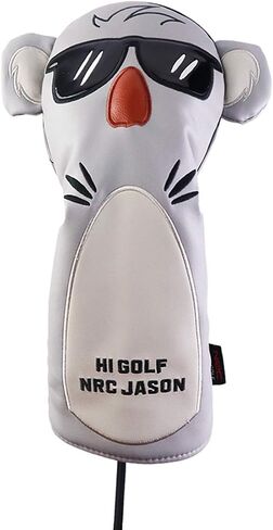 Animal Golf Headcover Driver Mallet Blade Putter Leather Cute Replacement Covers in Saudi Arabia