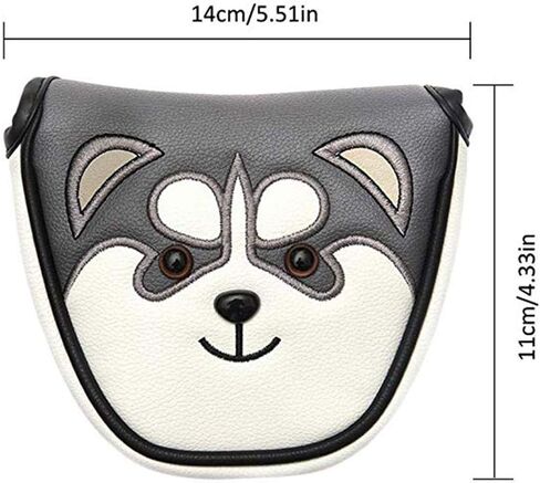 Animal Golf Headcover Driver Mallet Blade Putter Leather Cute Replacement Covers in Saudi Arabia