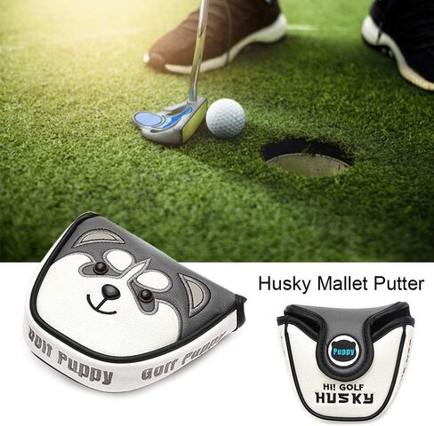 Animal Golf Headcover Driver Mallet Blade Putter Leather Cute Replacement Covers in Saudi Arabia