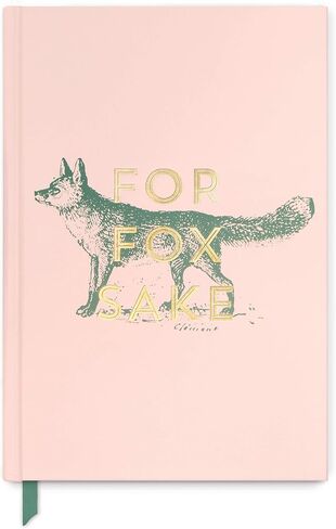 DesignWorks Ink Soft Touch Hardcover Funny Journal Notebook with Lined Pages and Ribbon Marker for Work, Writing, Journaling - Vintage Sass No Prob Llama Pink Journal 5.75" x 8.5" in Saudi Arabia