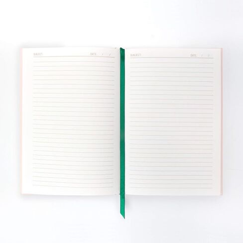 DesignWorks Ink Soft Touch Hardcover Funny Journal Notebook with Lined Pages and Ribbon Marker for Work, Writing, Journaling - Vintage Sass No Prob Llama Pink Journal 5.75" x 8.5" in Saudi Arabia