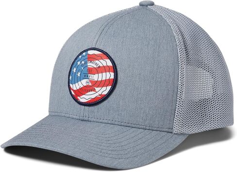 TravisMathew Men's Standard The Patch Flag, Heather Grey in Saudi Arabia