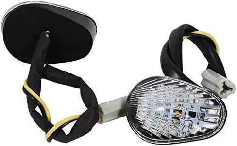 Motorcycle Turn Signal Light, Flush Mount Turn Signals, 1 Pair Amber Motorcycle LED Turn Signal Indicator Lamp Blinker Lights For Yamaha YZF R1 R6 R6S(Clear) in Saudi Arabia