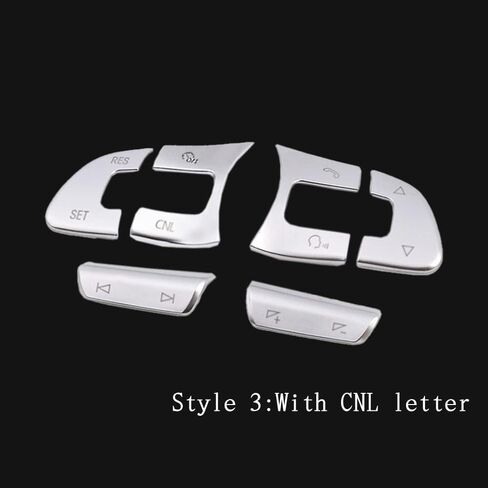Compatible with VW Volkswagen Golf MK7 Passat B8 Tiguan Arteon Car Steering Wheel Acc Button Switch Volume Button Trim Cover Sticker (Button with CNL Letter) in Saudi Arabia
