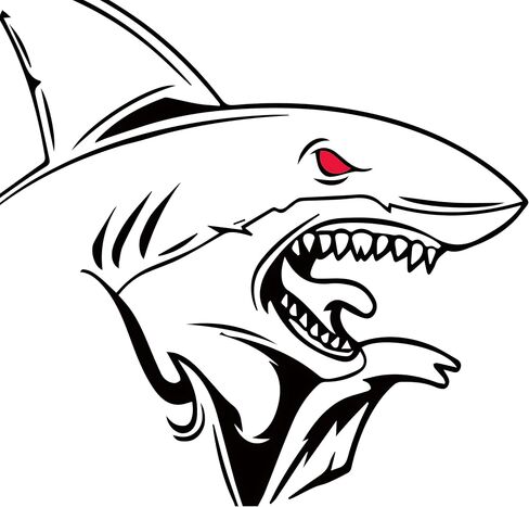 Car Push Start Button Cover for Dodge Challenger Charger Durango Chrysler Journey Ram Accessories 2015-2024, Engine Starter Ignition Protective Cover Badge-Unique Angry Shark Design-Ruby Red in Saudi Arabia