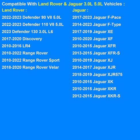 Oil Filter Replace PF659 Compatible With Land Rover Jaguar 3.0L 5.0L - Compatible With Range Rover & Sport 2010-2022, 2010-2016 LR4, 2017-2020 Discovery 5, and Velar F-Pace F-Type XF XFR XJ XJR XK XKR in Saudi Arabia