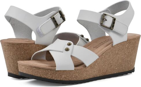 WHITE MOUNTAIN Women's Prezo Wedge Sandal in Saudi Arabia