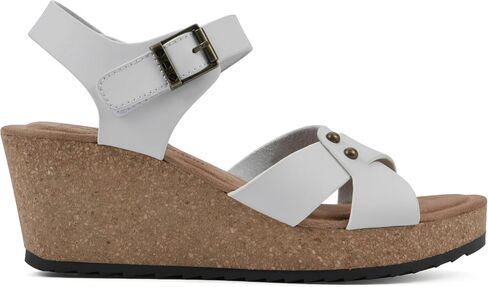 WHITE MOUNTAIN Women's Prezo Wedge Sandal in Saudi Arabia
