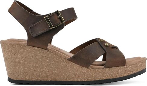 WHITE MOUNTAIN Women's Prezo Wedge Sandal in Saudi Arabia