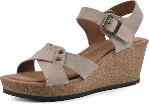WHITE MOUNTAIN Women's Prezo Wedge Sandal in Saudi Arabia
