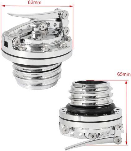 WINALL Motorcycle Fuel Tank Cover Gas Oil Cap For Harley Touring Sportster Dyna Softail. in Kuwait