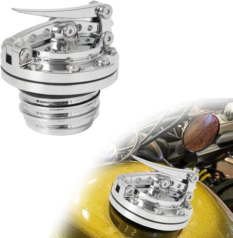 WINALL Motorcycle Fuel Tank Cover Gas Oil Cap For Harley Touring Sportster Dyna Softail. in Kuwait