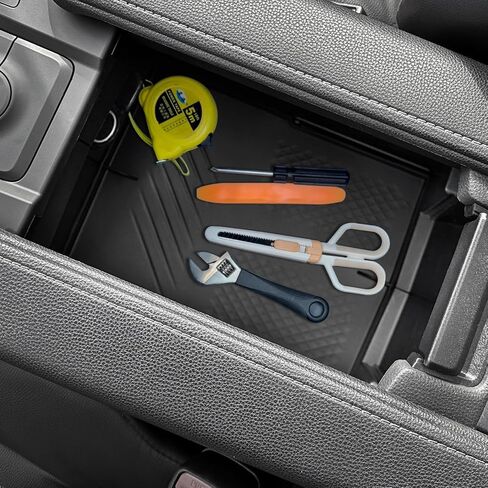 for 2024 Grand Highlander Accessories Center Console Storage Pad, Silicone Center Console Armrest Storage Mat Shielding Pad Grey for Grand Highlander Accessories in Saudi Arabia