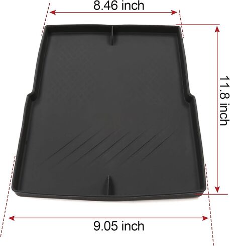 for 2024 Grand Highlander Accessories Center Console Storage Pad, Silicone Center Console Armrest Storage Mat Shielding Pad Grey for Grand Highlander Accessories in Saudi Arabia