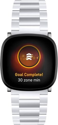 Compatible with Versa 4 / Fitbit Sense Band for Men and Women,Stainless Steel Metal Watch Bands Replacement Straps Accessories for Fitbit vera 4/fitbit sense in Kuwait