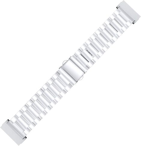 Compatible with Versa 4 / Fitbit Sense Band for Men and Women,Stainless Steel Metal Watch Bands Replacement Straps Accessories for Fitbit vera 4/fitbit sense in Kuwait