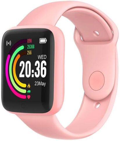 Smart Watch with Heart Rate, Blood Pressure & Oxygen Monitor, Color Screen, Fitness Tracker (250, Black), medium in Saudi Arabia