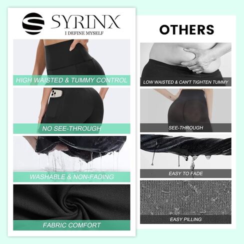3 Pack Biker Shorts for Women – 8"/5" High Waisted Tummy Control Workout Seamless Shorts for Gym Yoga in Saudi Arabia