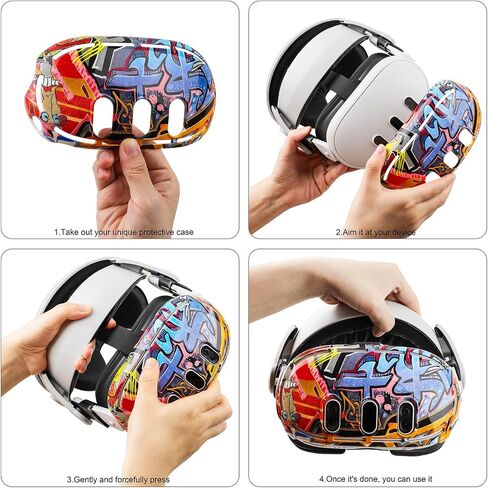 Hard Shell Protector Case Cover for Meta Quest 3,VR Headset Protector for Oculus Quest 3,Accessories for Quest 3 (White) in Kuwait