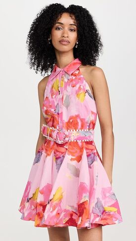 فستان نسائي قصير مع حزام بإبزيم in Kuwait