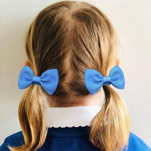 CÉLLOT Girls Hair Ties,20 PCS 2.75 inch Hair Bows No Slip Durable Elastic Ponytail Holders Hair Ties for Baby Girls Schoolgirls Kids Toddler Hair Accessories in Saudi Arabia