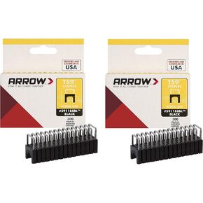 مثبت سهم 591188BLSS أصلي T59 ستانلس ستيل أسود 1/4 بوصة × 5/16 بوصة، 300 قطعة (عبوتان) in Kuwait